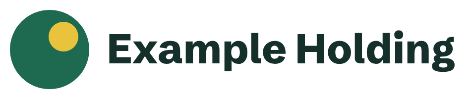 Example Holding